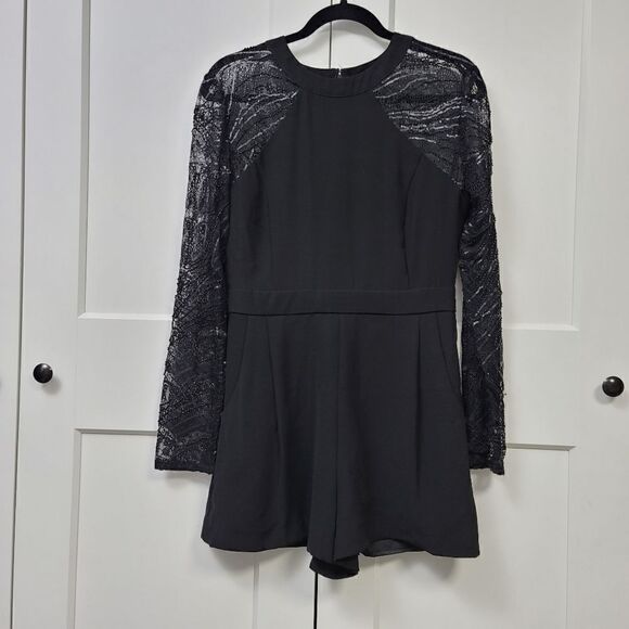 Adelyn rae long sleeve romper - Picture 3 of 14